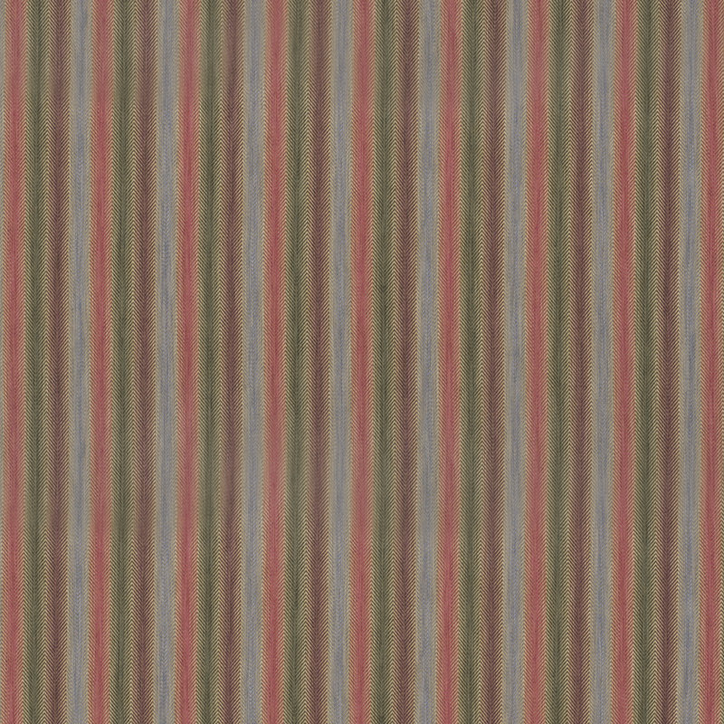 Icons Shepton Cotton Blend Performance Fabric, Plum/Green