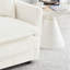 Chaise d'appoint moderne avec repose-pieds-448056499