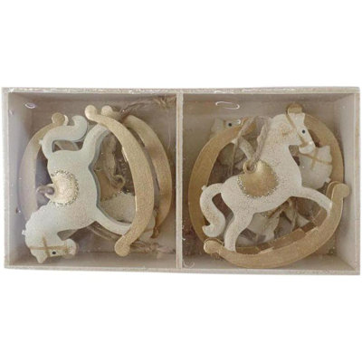 3'' Metal Shatterproof Hanging Figurine Ornament
