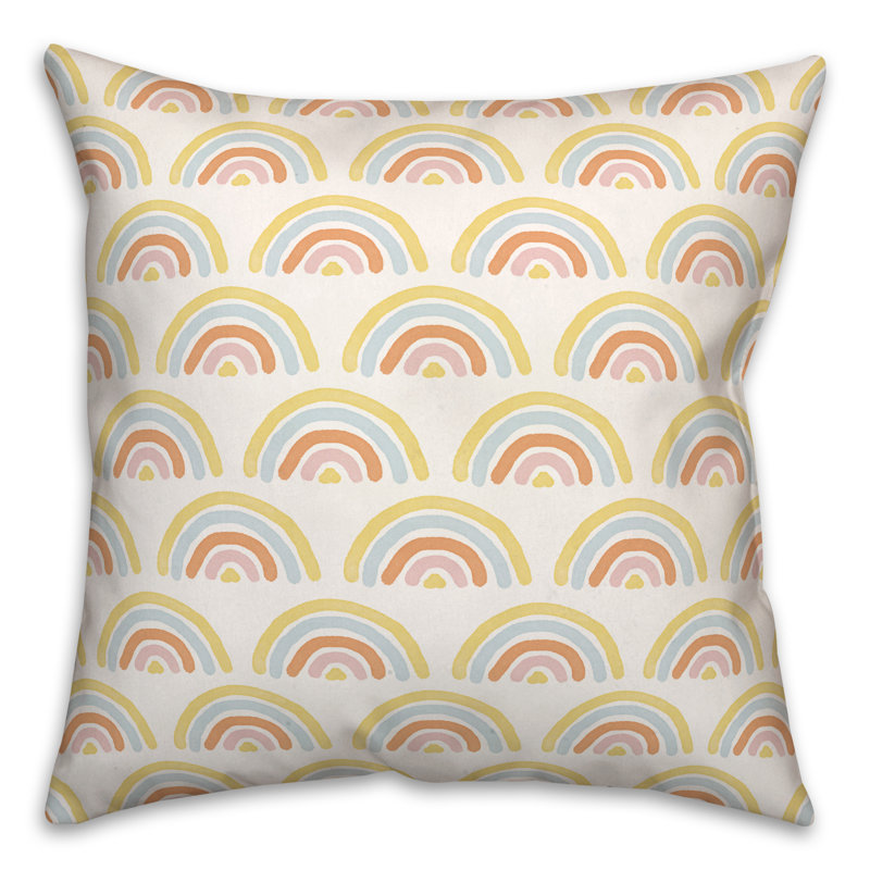 Geometric Reversible Throw Pillow, 18" x 18"