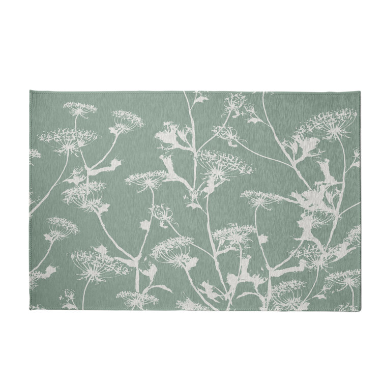 Alvordton Chenille Floral Indoor Rug