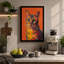 Chromatic Cat Modern - Wrapped Canvas-1119362313-1119362324