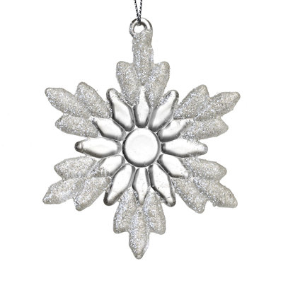9cm Glass Holiday Shaped Ornament
