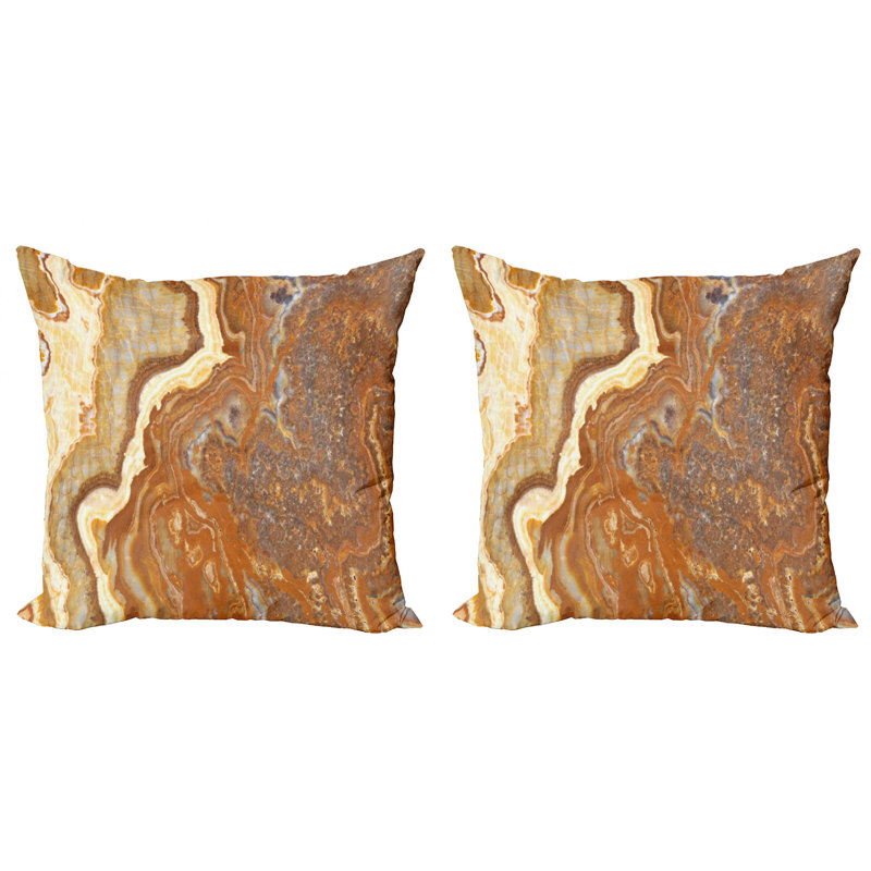 Ambesonne Abstract Reversible Pillow Cover, 20" x 20"