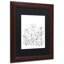 « simple fleur doodle », impression sur toile encadrée-19607715-19607713-70582985