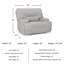 Fauteuil inclinable électrique surdimensionné Acklen-1711562535