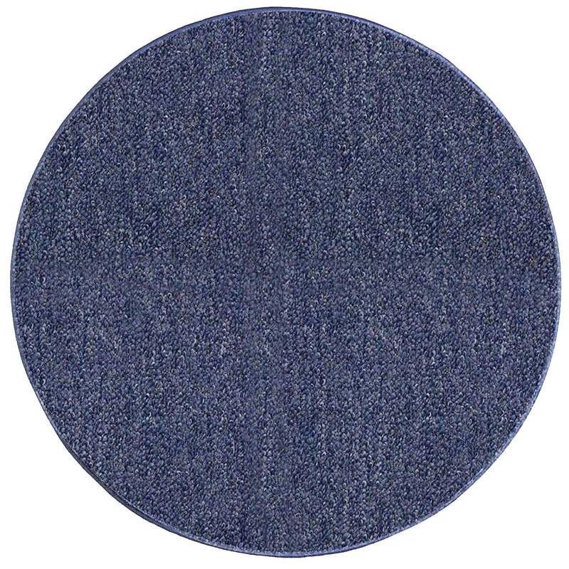 Tapis violet intérieur / extérieur Ne Wilson, Rond 12 pi