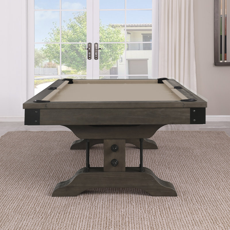 Table de billard Manchester, Sable résistant à l'eau, Oui, Brun patiné