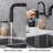 Kitchen Faucet With Pull-Out Sprinkler Head Single Handle Stainless Steel Kitchen Sink Faucet-114398723