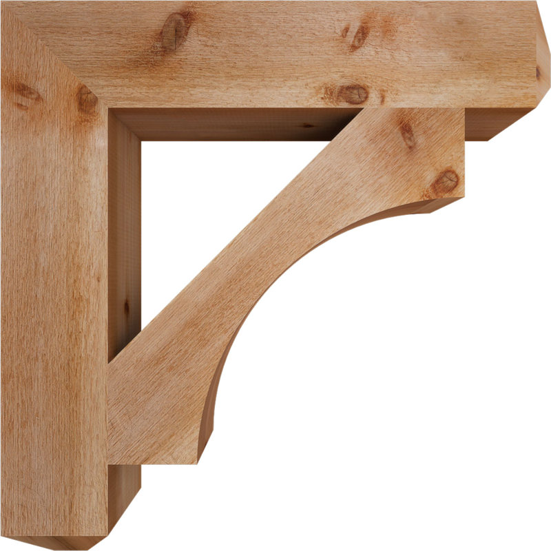 Support Westlake Craftsman, H 32 po x l 6 po x P 32 po, Cèdre rouge de l'Ouest, Rugueux