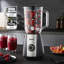 GEEPAS Electric Blender Smoothie Maker, 700W | Glass Jug Blender with Ice Crusher Stainless Steel Blades | 2 Speed Control with Pulse Function| 1.5L Glass Jar | Smoothie Milkshake Maker