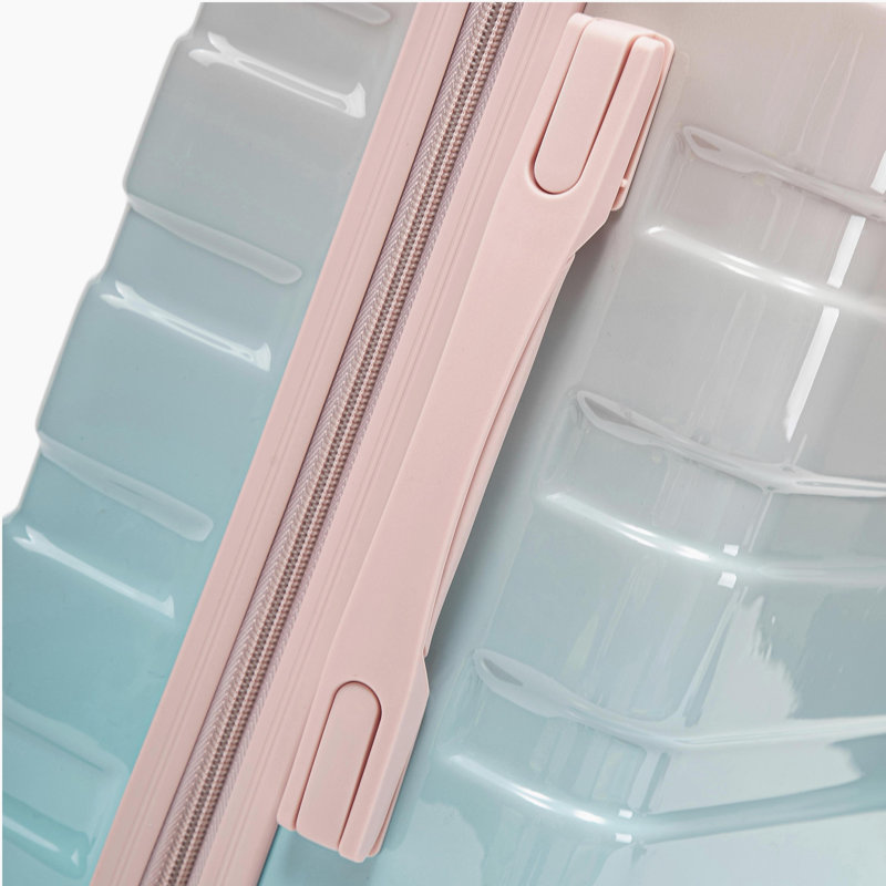 14 "/ 20" 2 pièces / ensemble dans un bagage à roulettes pour PC, valise de cabine, avec couleur dégradée et serrure à combinaison