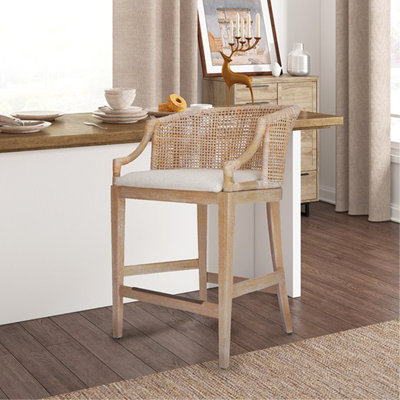 Handcrafted Counter Stool 25" H