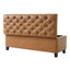 Banc ottoman avec rangement, surface en polyuréthane, pieds en bois d'hévéa, capacité de charge de 136 kg-889617888-889617890
