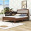 Wood Bed with Soft Upholstered Headboard and Spacious Underbed Storage-1345546643-1345546640