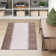Jerail Modern Strie' Brown/Beige Indoor/Outdoor Rug