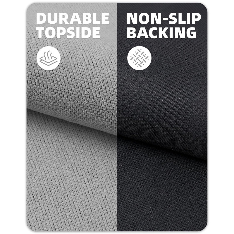 Paillasson Darwen, Gris clair, L 17 po x L 30 po