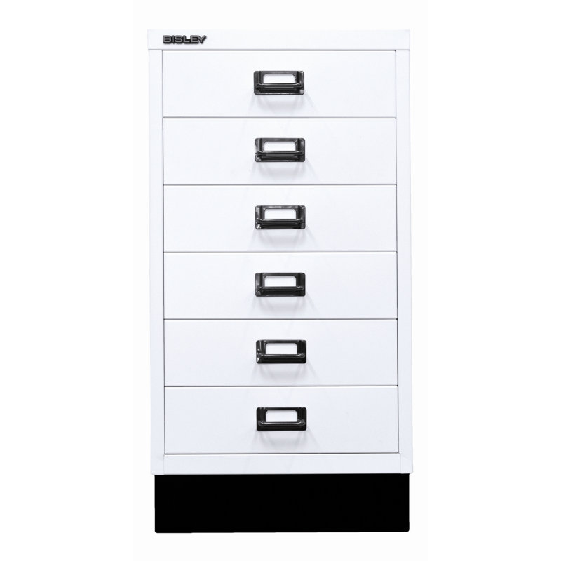 39er 34.9cm Wide 6 -Drawer File Cabinet, Traffic white