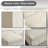 Praylow 110.75"W LAF U-shape Chenille Sectional, Storage Chaise-1610910480