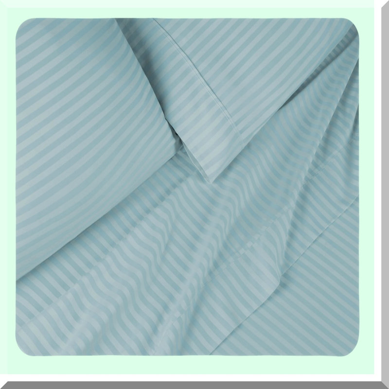 LuxurySoft Sheet Set - 400 Thread Count, Hypoallergenic, Silky Smooth, Deep Pocket, Wrinkle Resistant, Breathable, Hotel Quality, Eco-Friendly