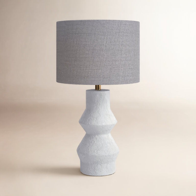 Lampe Jefferson, Gris clair, Blanc