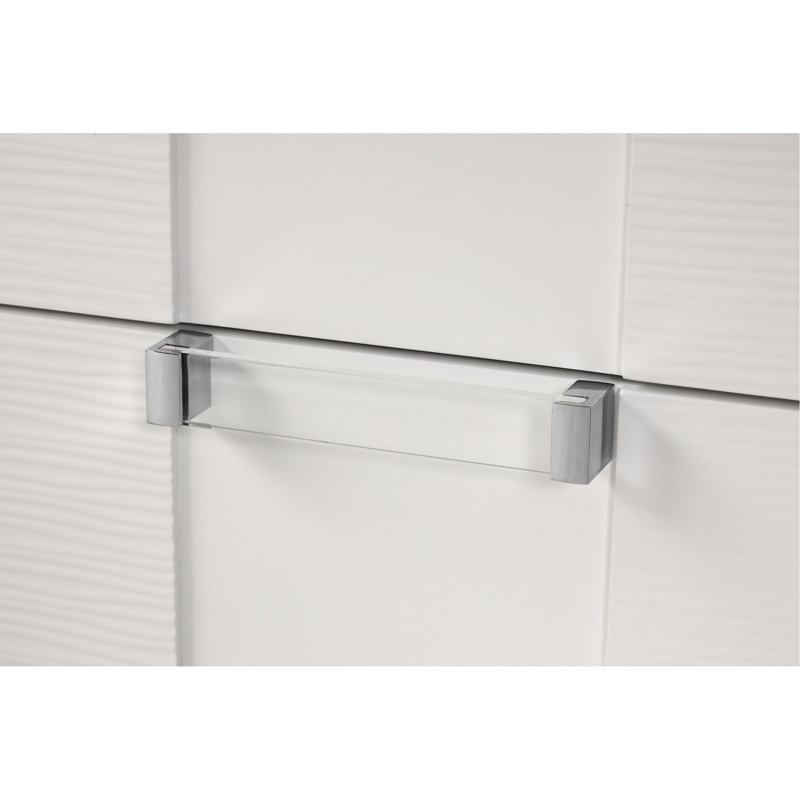 Commode Genoa G05790-CH, blanc scintillant