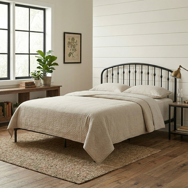 Marianna Metal Platform Bed, Queen