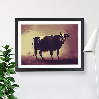 Cow Art Painting Vol.2 - Single Picture Frame Print