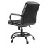 Chaise de travail rétro en similicuir brun-778236649
