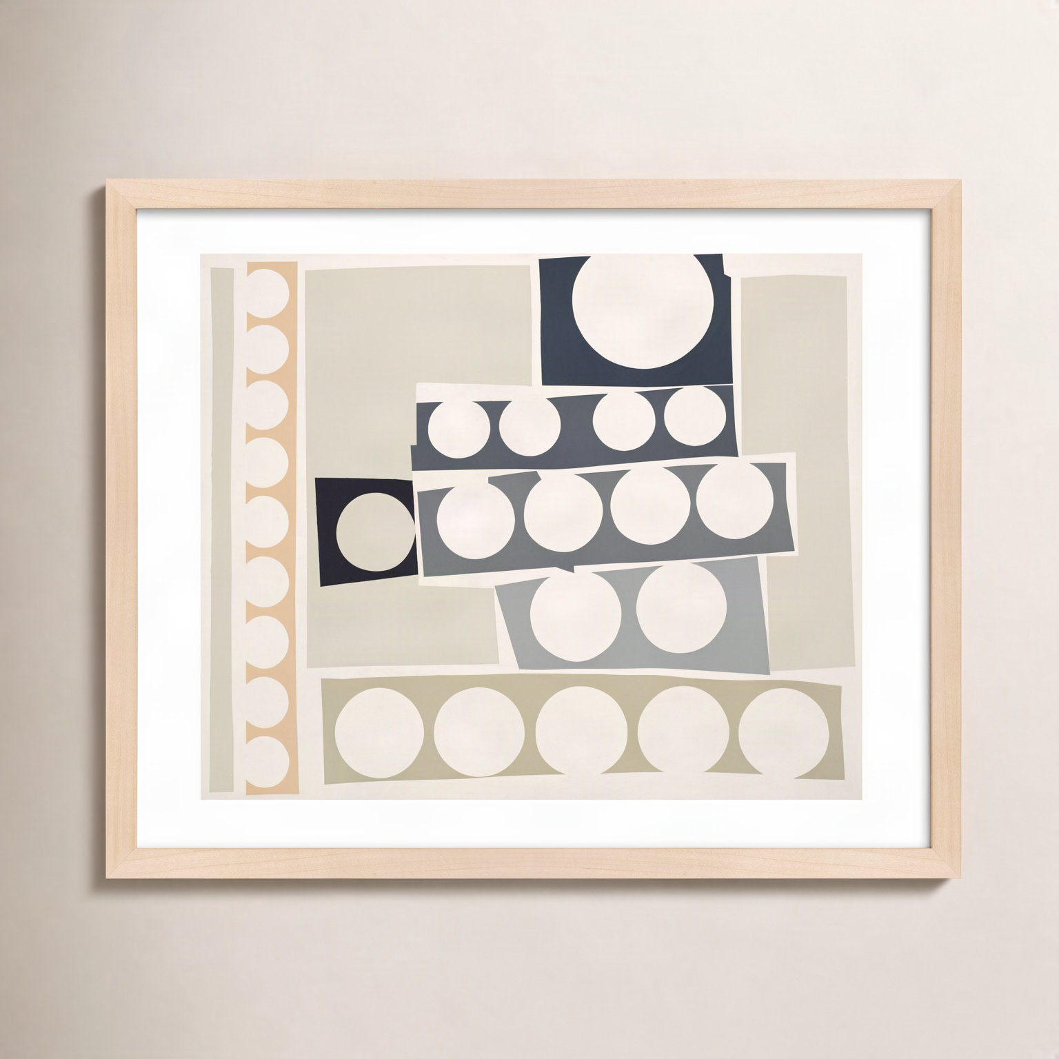 Cosmos 6.0 Print by Lee Lessem, 24" H x 30" W x 1.25" D, Brown Framed