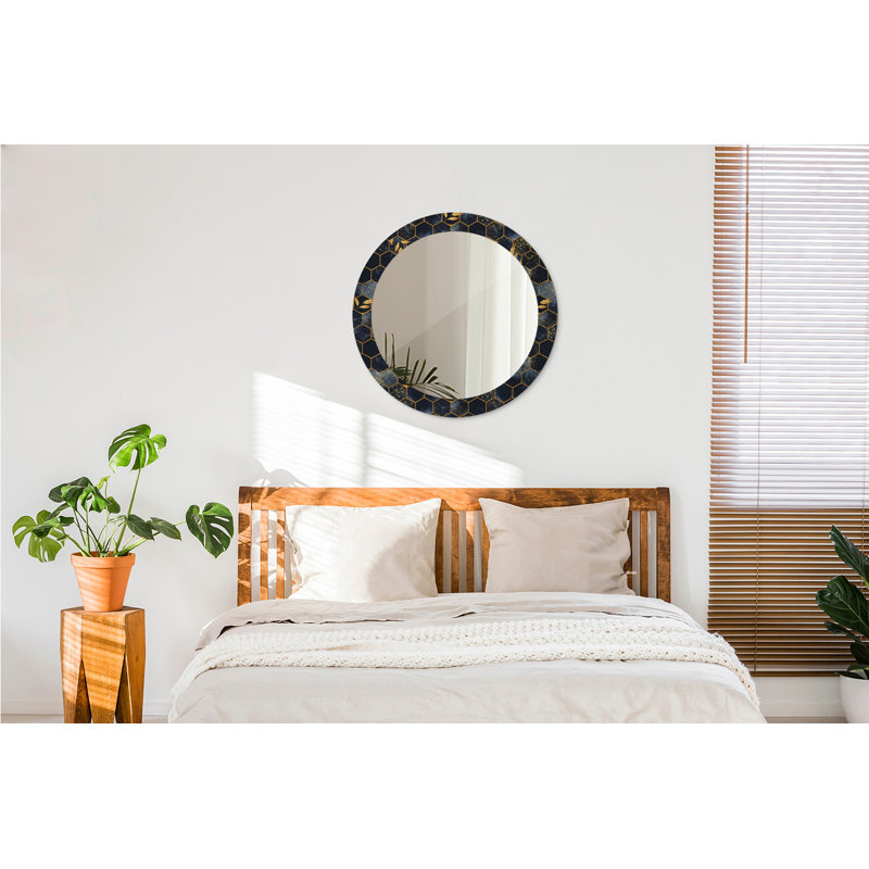 Huldar Glass Flat Wall Mirror