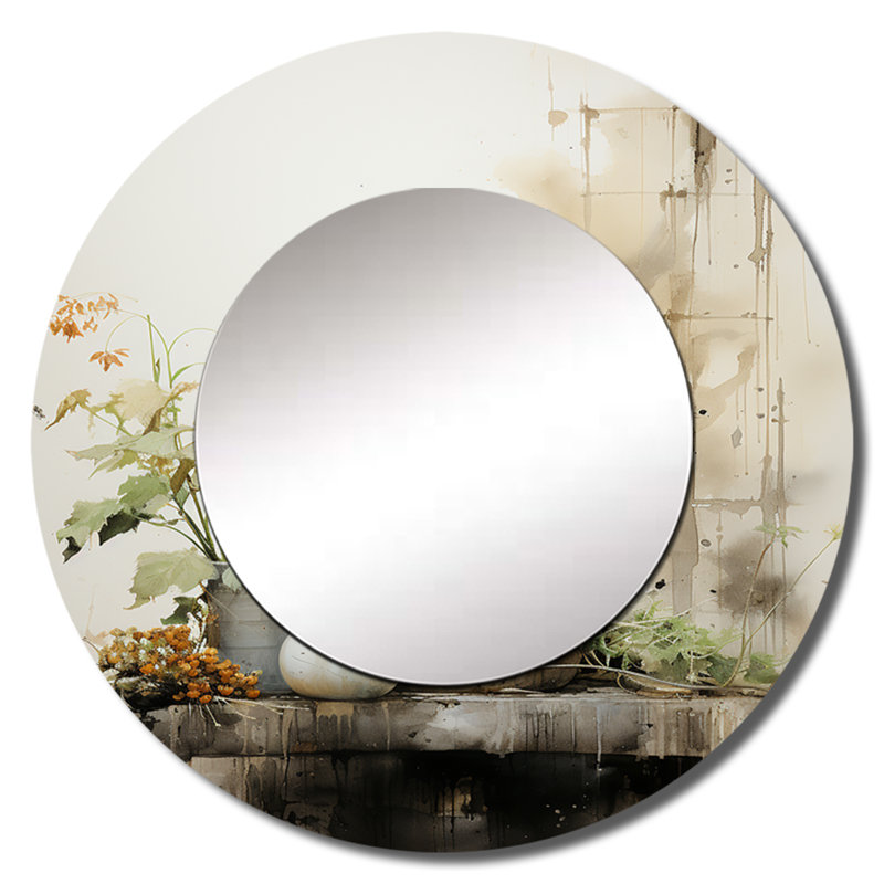 Art décoratif asiatique, art mural en métal imprimé, 29 po x 29 po