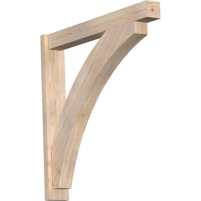 Bloc de bois rustique Thorton, P 30 po x H 42 po, Cèdre rouge de l'Ouest de 6 po (sciage brut)