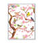 «Colorful Little Birds on Spring Flow», impression sur toile-59760343-59760345
