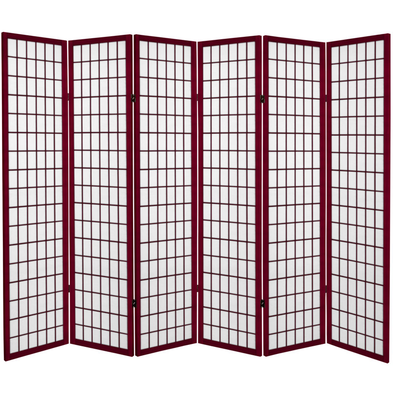 Paravent pliable, Palissandre, 6 panneaux