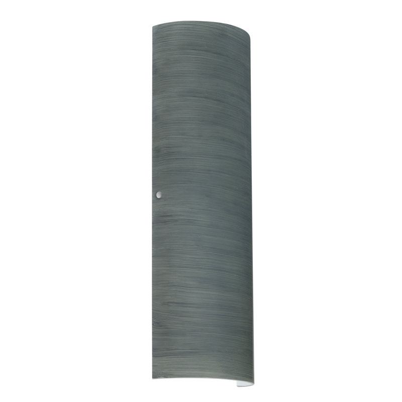 Plafonnier encastré 1 lumière Tour, Nickel poli, H 13,75 po, Feuille de cuivre