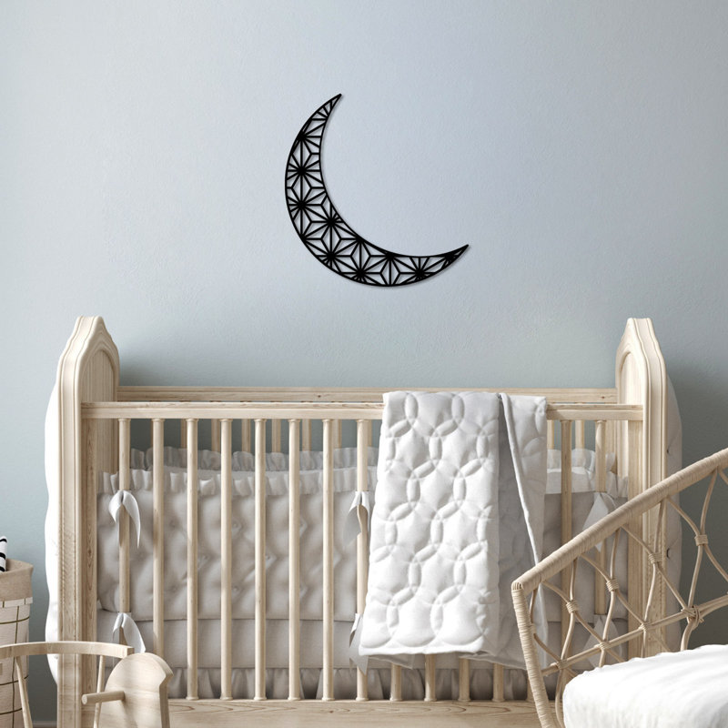 Stylish Decorative Metal Wall Accessory, Black Finish, 19.3 x 18.1 inches | 100% Metal, Thickness: 0.06 inches | Lightweight (0.6 lbs), Easy Wall Hanging Design | Perfect for Home Décor & Modern Interiors