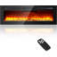 Metro Lane 195.8cm W Black Fireplace