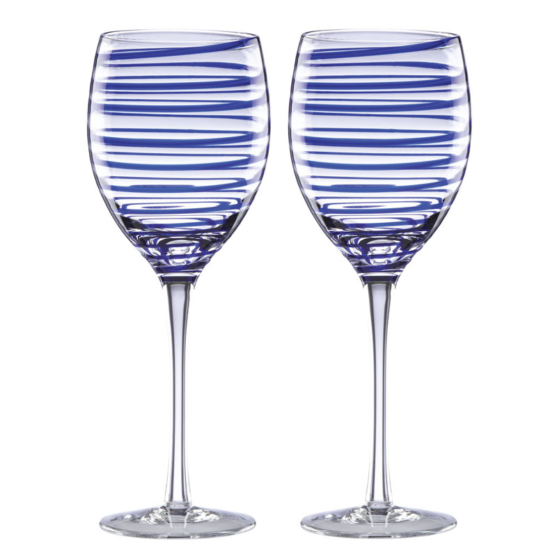 Charlotte Street Wine Glass, Navy