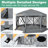 15x15ft Extra Large Pop-Up Gazebo Canopy Tent with Mosquito Netting-106897504