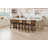 25'' Upholstered Bar & Counter Stool With Solid Wood Legs And Footrest And Rattan Backrest For Kitchen Island, Coffee Bar