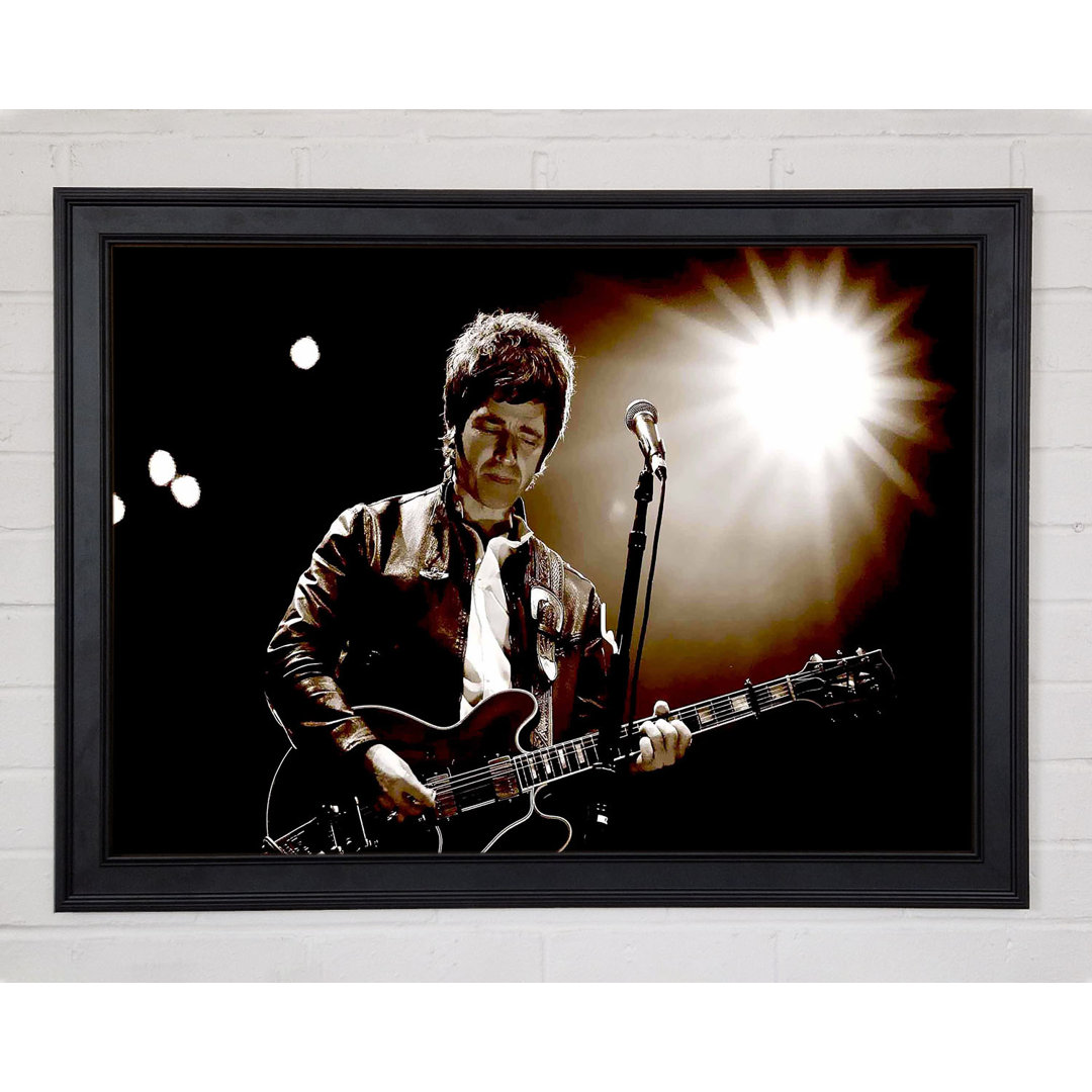 Noel Gallagher Oasis Sepia - Druck