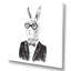 Dressed Up Bunny Boy In Hipster Style - peinture sur toile-67406166-67406168