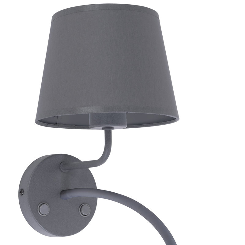 Stickland 2-Light Dimmable Grey/Brown/Blue Armed Sconce