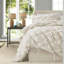 Ensembles de literie Shabby Chic, édredon en microfibre ivoire pour la maison