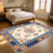 1PC Vintage Persian Bohemian Floral area rugs for Living Room, Soft and Comfortable, Suitable for all seasons, easy-to-maintain, machine washable Indoor floor mat, Under Table Farmhouse suitable for dining table, bedroom, entryway, kitchen, home-538043480