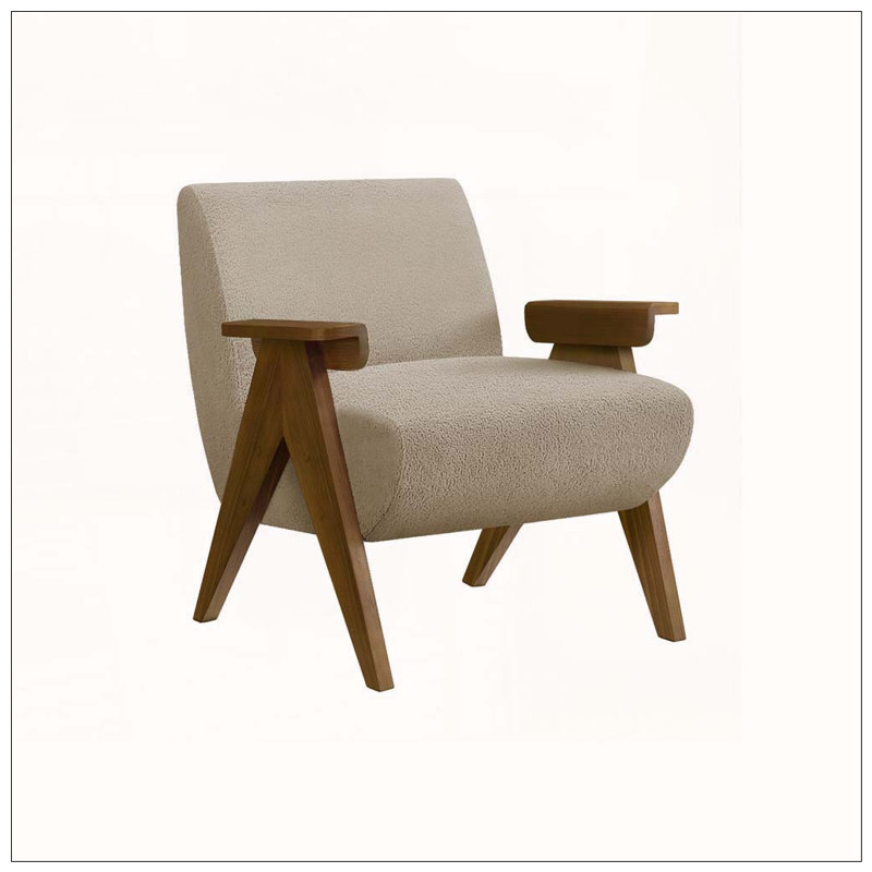 Fauteuil d'appoint H 31 po, Beige