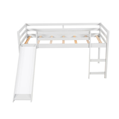 Allain Twin Solid Wood Loft Bed by Harper&Bright Designs