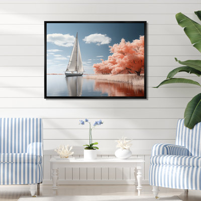 Voilier, sérénité III sur toile