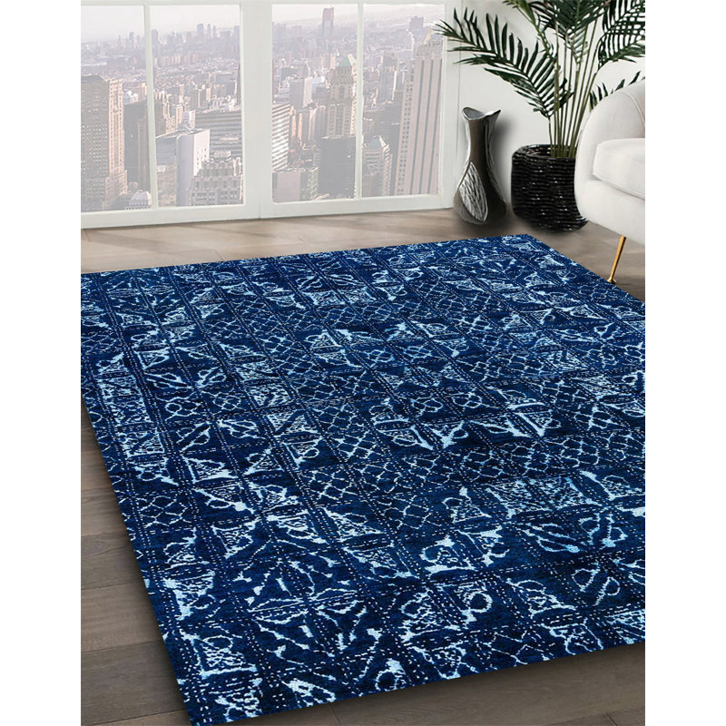 Abstract Indoor Rug, Square 3'